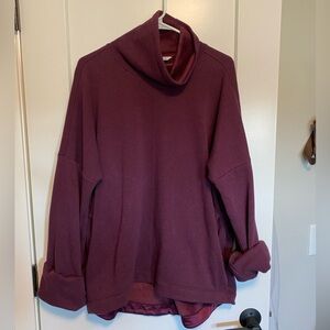 Athleta Fleece Lined Cowl Neck